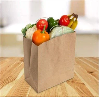 Sac en papier robuste pour faire du shopping